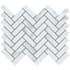 Emser Tile Nobleza - 10" x 12" Chevron Floor and Wall Tile - Matte Visual - Sold by Sheet  (0.84 SF/Sheet) Astorga