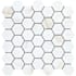 Emser Tile Visconde - 12" x 12" Geometric Floor and Wall Tile - Matte Visual - Sold by Sheet  (0.97 SF/Sheet) Oro