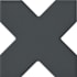 Emser Tile Eclissi - 5" x 5" Solid Floor and Wall Tile - Matte Visual - Sold by Carton (4.48 SF/Carton) Jet