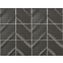 Emser Tile Kumito - 12" x 16" Rectangle Square Mosaic Wall Tile - Matte Tile Visual - Sold by Sheet (1.28 SF/Sheet) Black
