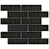 Emser Tile Ornami - 11" x 12" Brick Wall Tile - Glossy Visual - Sold by Sheet  (0.89 SF/Sheet) Yuzen