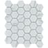 Emser Tile Elegan - 11" x 13" Geometric Floor and Wall Tile - Matte Visual - Sold by Sheet  (0.96 SF/Sheet) Calacata