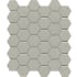 Emser Tile Influence - 11" x 13" Hexagon Geometric Mosaic Wall Tile - Glossy Tile Visual - Sold by Piece (0.96 SF/Sheet) Fawn