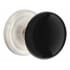 Ebony Knob Regular Rosette
