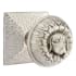 Dog Knob Hammered Rosette