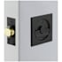 Emtek Square Tubular 2-1/2" Privacy Pocket Door Lock Flat Black