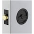 Emtek Round Tubular 2-1/2" Privacy Pocket Door Lock Flat Black