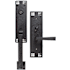 Emtek Craftsman Single Cylinder Keyed Entry Brass Modern Mortise Handleset Flat Black