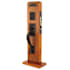 Emtek Rectangular Single Cylinder Keyed Entry Sandcast Bronze Sectional Mortise Handleset Flat Black