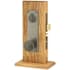 Emtek Rectangular Monolithic Mortise Style Complete Lockset from the Sandcast Bronze Collection Flat Black