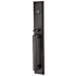 Emtek Melrose Dummy Handleset from the Brass Modern Collection Flat Black