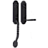 Emtek San Carlos Single Cylinder Keyed Entry Wrought Steel Monolithic Handleset Flat Black