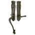 Emtek Art Nouveau Dummy Tuscany Bronze Handleset Medium Bronze