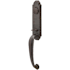 Emtek Octagon Single Cylinder Handleset from the Tuscany Bronze Collection Flat Black