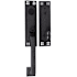 Emtek Arts and Crafts One Piece Dummy Door Handleset Flat Black