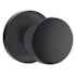 Emtek Laurent Reversible Non-Turning Two-Sided Dummy Door Knob Set from the Urban Modern Collection Flat Black