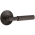 Emtek-510FA-T-Bar Stem with Modern Rose in Oil Rubbed Bronze