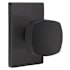 Emtek Freestone Passage Door Knob Set from the Urban Modern Collection Flat Black