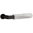 Emtek White Marble Passage Door Lever Set from the SELECT Collection Flat Black