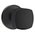 Emtek Freestone Privacy Door Knob Set from the Urban Modern Collection Flat Black