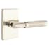 Emtek-520KN-T-Bar Stem - Modern Rectangular Rose-Lifetime Polished Nickel