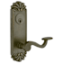 Emtek 3-5/8" Center to Center #16 Style Sideplate Tuscany Bronze Single Cylinder Entry Set Medium Bronze