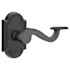 Emtek Padua Reversible Non-Turning Two-Sided Dummy Door Lever Set from the Lost Wax / Tuscany Bronze Collection Flat Black