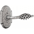 Emtek Lafayette Wrought Steel Passage Leverset Satin Steel