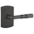 Emtek Montrose Sandcast Bronze Passage Leverset Flat Black