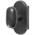 Emtek Sandcast Bronze Egg Privacy Knobset Flat Black