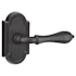 Emtek Octagon Lever Tuscany Bronze Privacy Leverset Flat Black