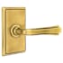 Emtek Wembley Reversible Non-Turning Two-Sided Dummy Door Lever Set from the Designer Brass Collection French Antique