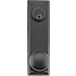 Emtek Quincy Sideplate Double Cylinder Keyed Entry Door Knob or Lever Set with 3-5/8 Inch Center to Center Flat Black