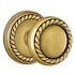 Emtek Rope Knob Designer Brass Passage Knobset French Antique