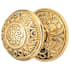 Emtek Lancaster Brass Privacy Knob Set Polished Brass