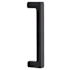 Emtek Wilshire 8 Inch Center to Center Door Pull from the Classic Brass Collection Flat Black