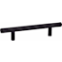 Emtek Bar 5 Inch Center to Center Cabinet Pull from the Contemporary Collection Flat Black