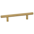 Emtek Bar 6 Inch Center to Center Bar Cabinet Pull Satin Brass