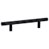 Emtek Bar 16 Inch Center to Center Cabinet Pull from the Contemporary Collection Flat Black