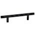 Emtek Bar 24 Inch Center to Center Cabinet Pull from the Contemporary Collection Flat Black
