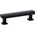 Emtek Art Deco 3-1/2 Inch Center to Center Bar Cabinet Pull Flat Black