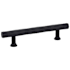 Emtek Tribeca 6 Inch Center to Center Bar Cabinet Pull from the Art Deco Collection Flat Black