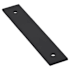 Emtek Art Deco 4 Inch Center to Center Cabinet Pull Rectangular Backplate Flat Black