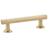 Emtek Freestone 5 Inch Center to Center Bar Cabinet Pull from the Urban Modern Collection Satin Brass