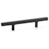 Emtek Mod Hex 3-1/2 Inch Center to Center Extended Bar Cabinet Pull from the Urban Modern Collection Flat Black