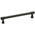 Emtek Jasper 6 Inch Center to Center Bar Cabinet Pull from the Industrial Modern Collection Flat Black