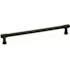 Emtek Jasper 8 Inch Center to Center Bar Cabinet Pull from the Industrial Modern Collection Flat Black