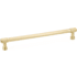 Emtek Jasper 8 Inch Center to Center Bar Cabinet Pull from the Industrial Modern Collection Satin Brass