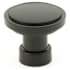 Emtek Haydon 1-1/4 Inch Mushroom Cabinet Knob from the Industrial Modern Collection Flat Black