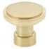 Emtek Haydon 1-1/4 Inch Mushroom Cabinet Knob from the Industrial Modern Collection Satin Brass